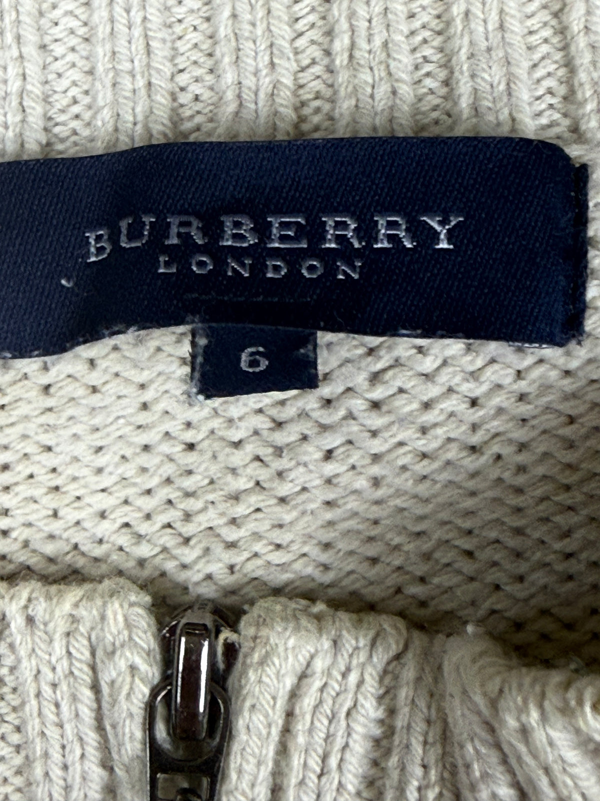 vintage Burberry sweatjacket {L}