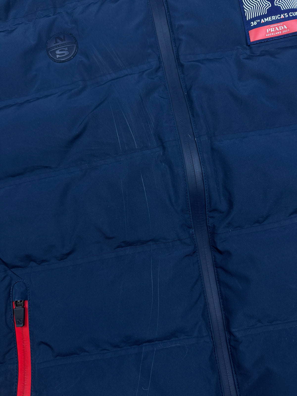 vintage Prada Americas Cup 36 x North Sails vest {XL}