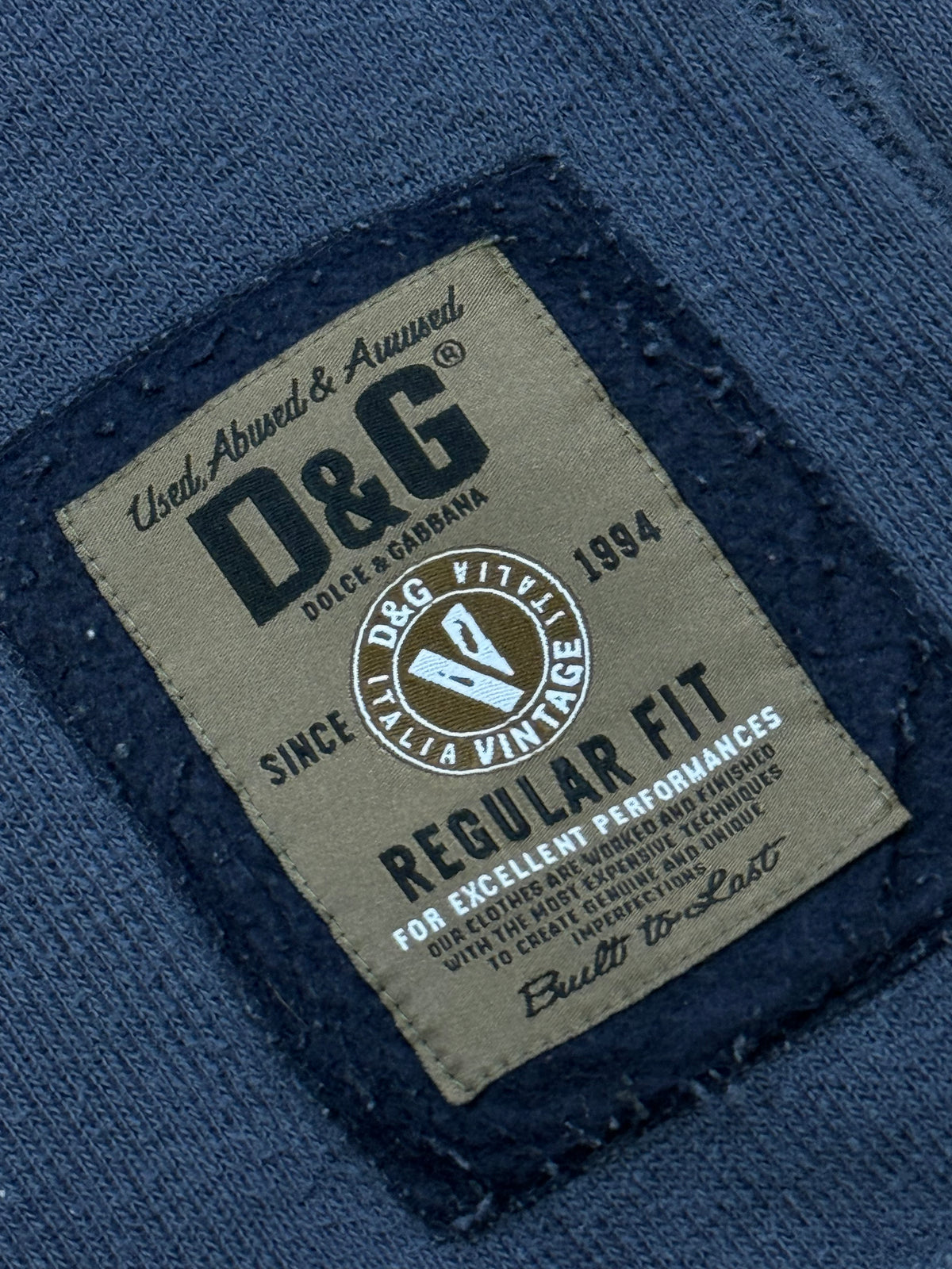 vintage Dolce & Gabbana quarterzip