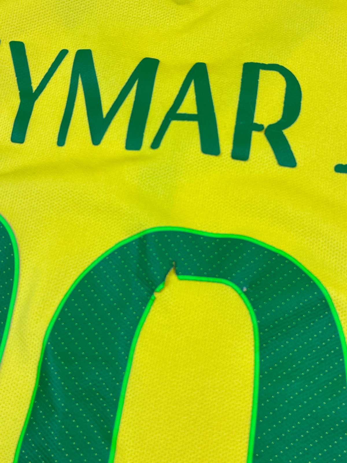 vintage Nike Brasil NEYMAR10 home jersey {M}