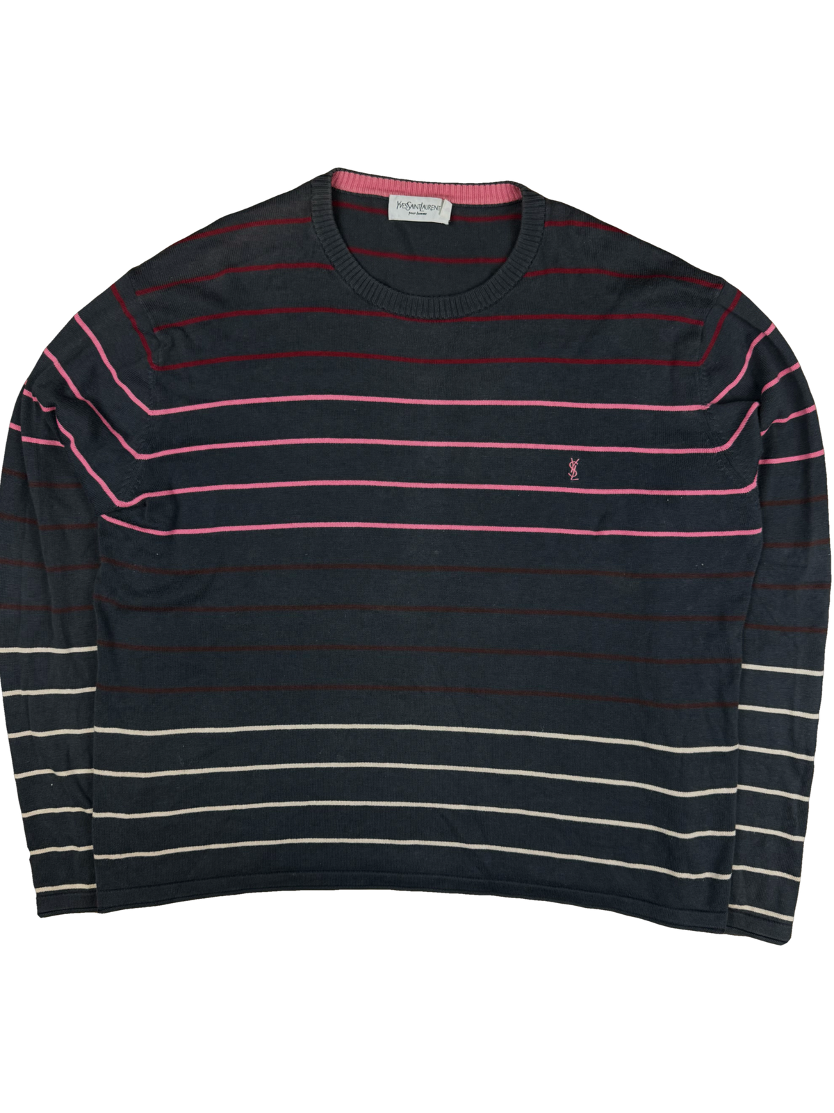 vintage YSL Yves Saint Laurent knittedsweater {XL}