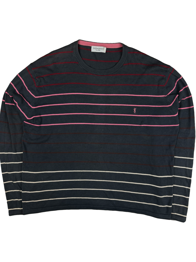 vintage YSL Yves Saint Laurent knittedsweater {XL}