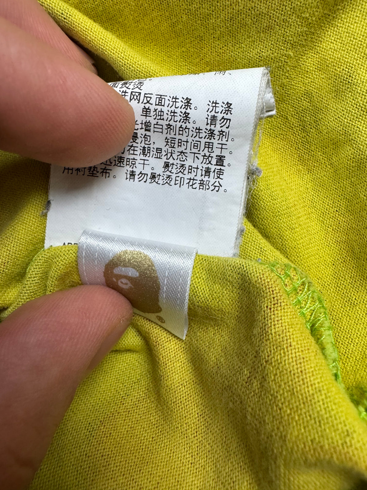 vintage BAPE a bathing ape longsleeve {M}