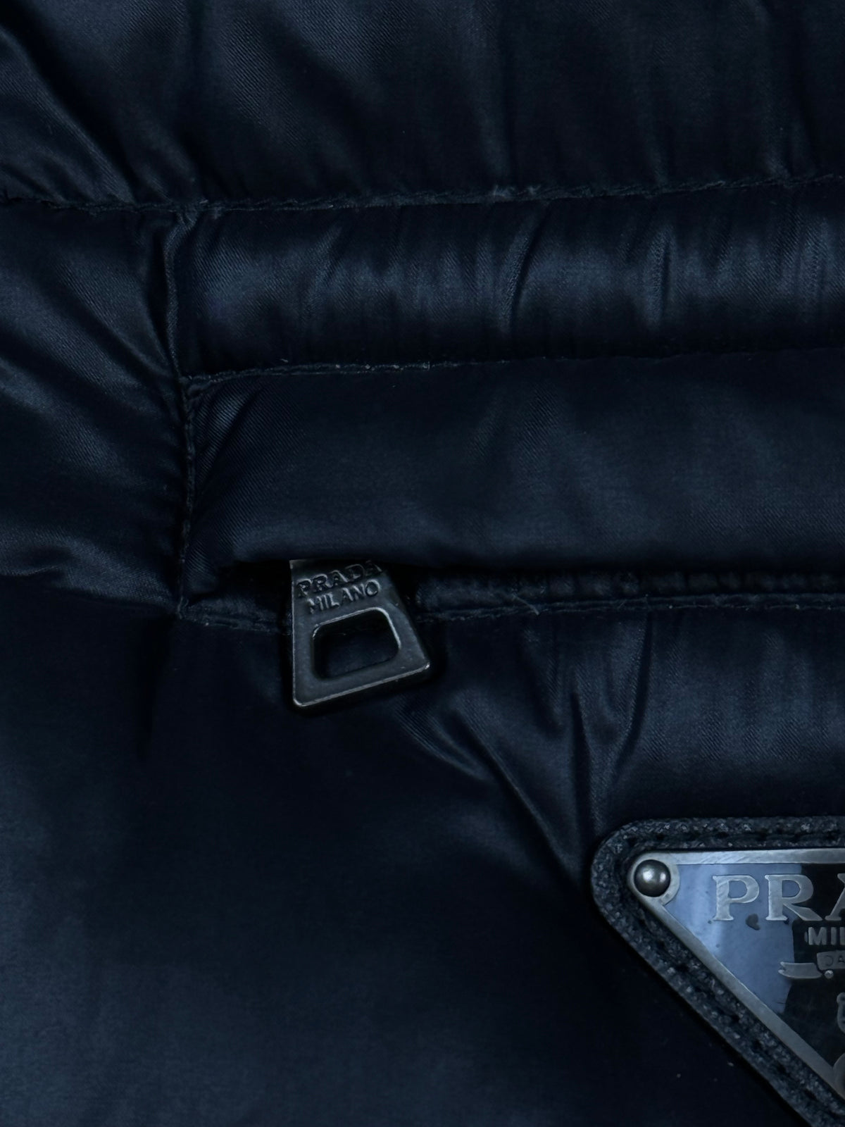 vintage black Prada vest