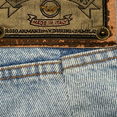 vintage Armani jeans {S}