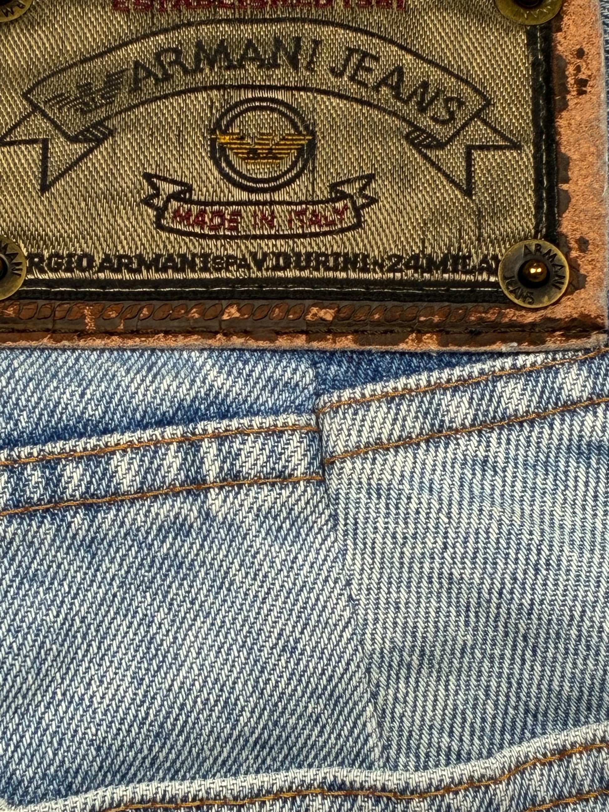 vintage Armani jeans {S}