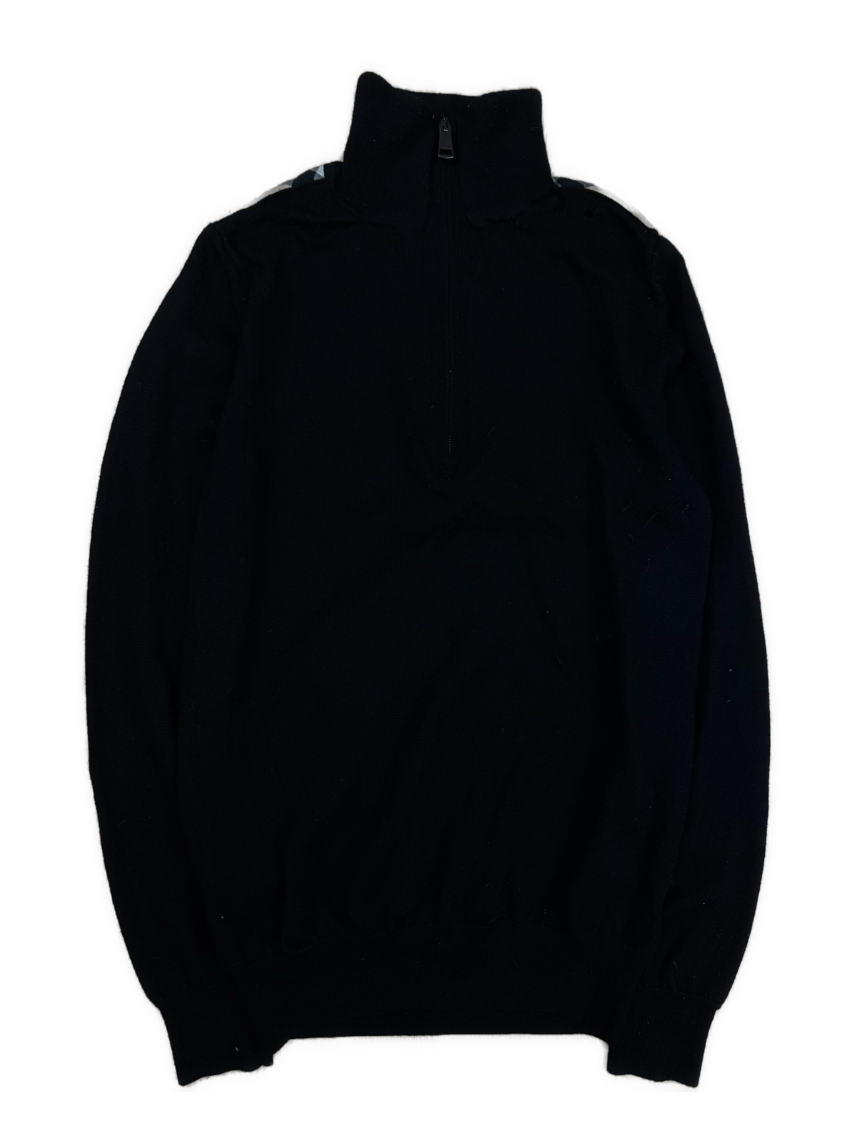 vintage Burberry quarterzip {M}