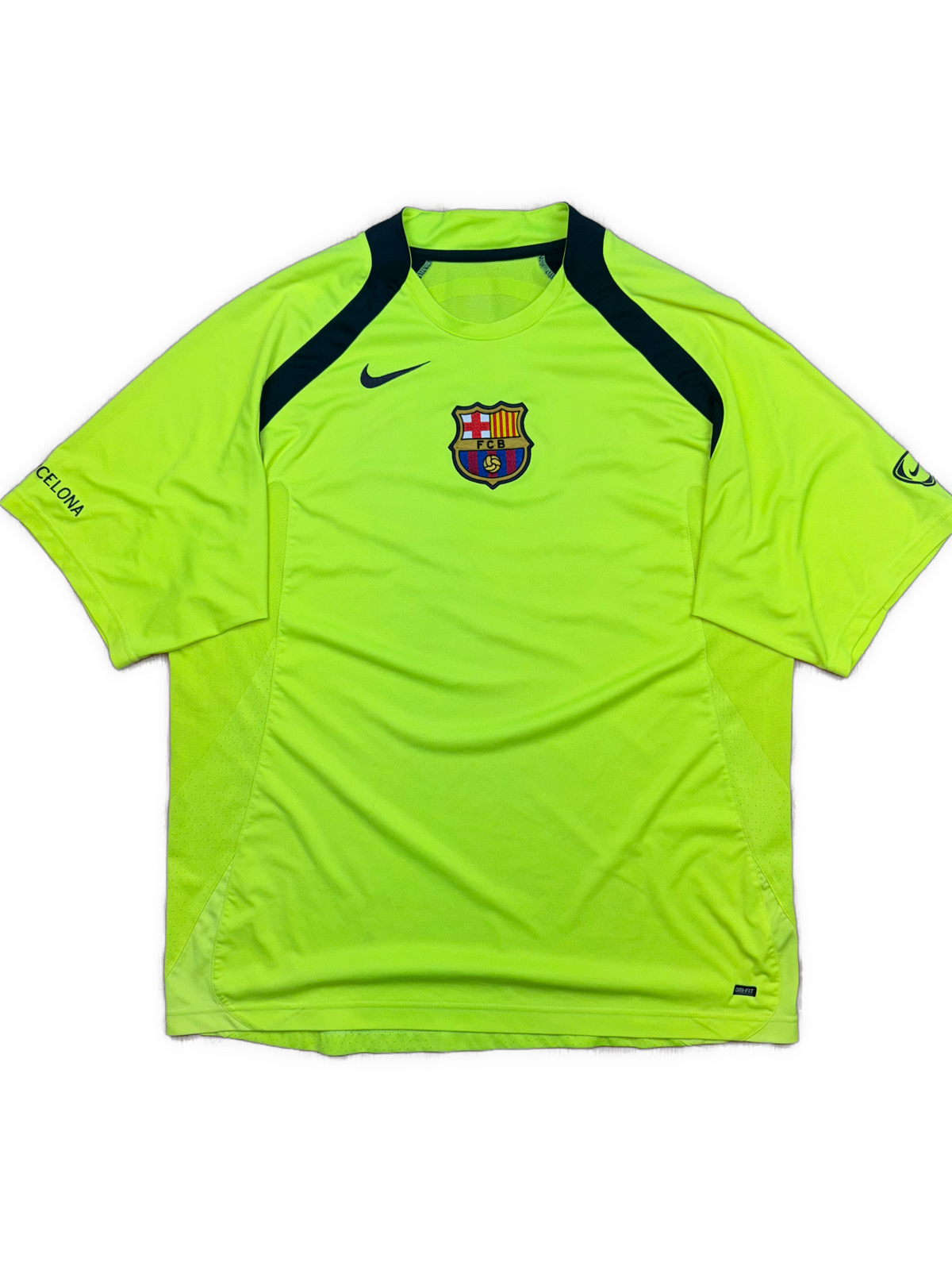 vintage Nike Fc Barcelona trainingjersey {L}