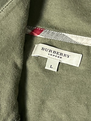 vintage Burberry sweatjacket {L}