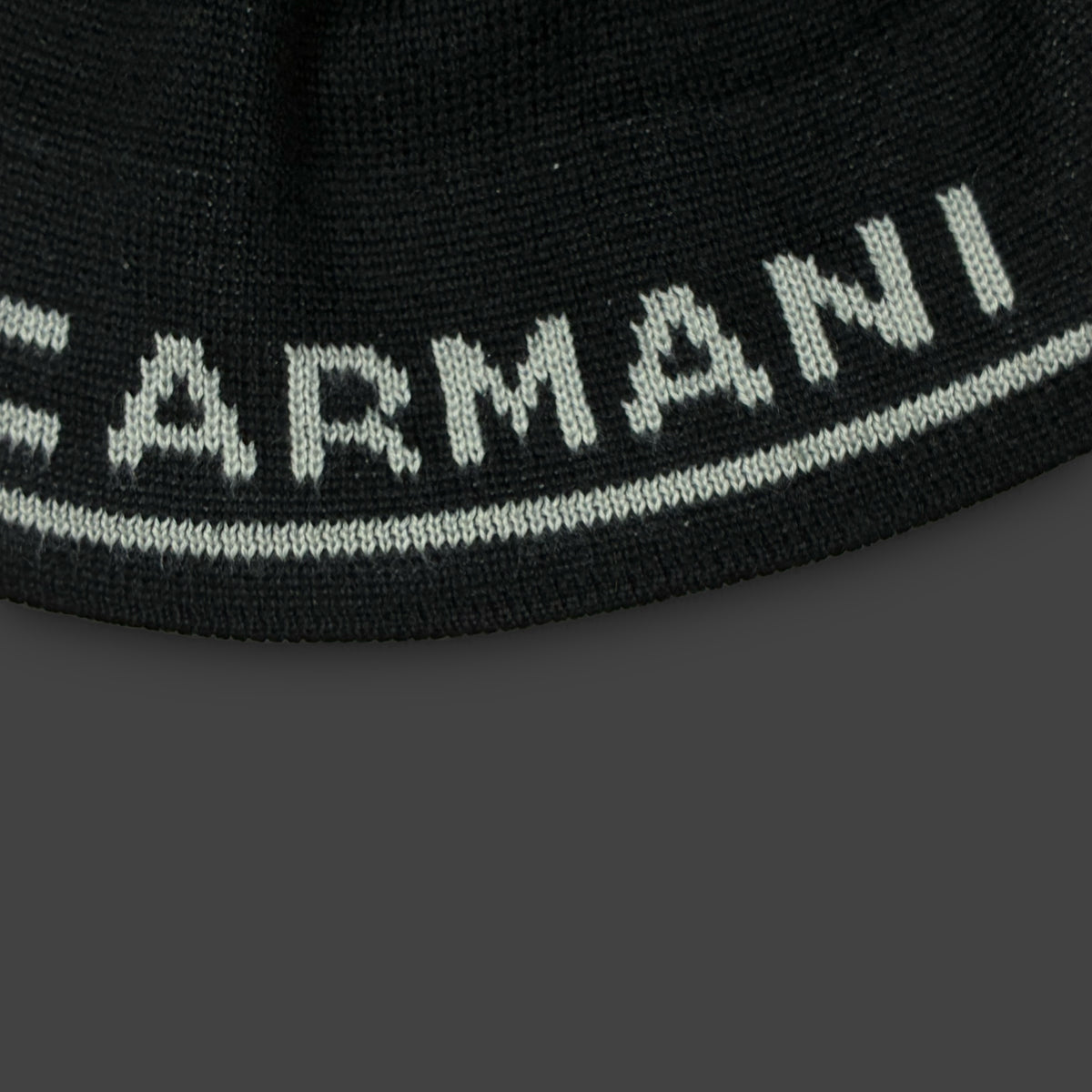 vintage Armani Jeans beanie