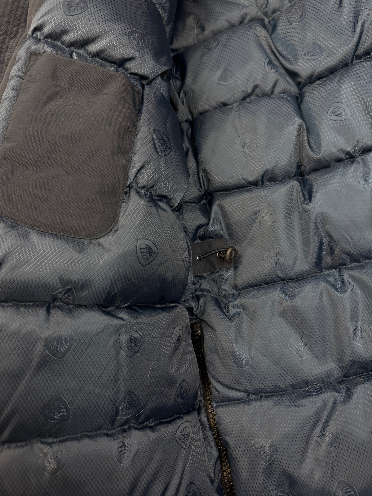 vintage Blauer winterjacket (real fur) {XL}
