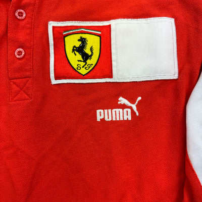 vintage Puma Ferrari polo long {XL}