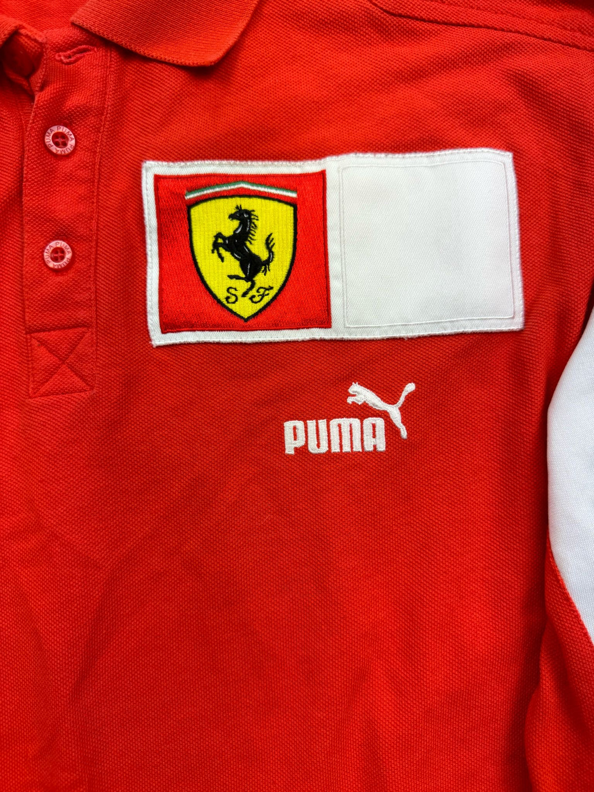 vintage Puma Ferrari polo long {XL}