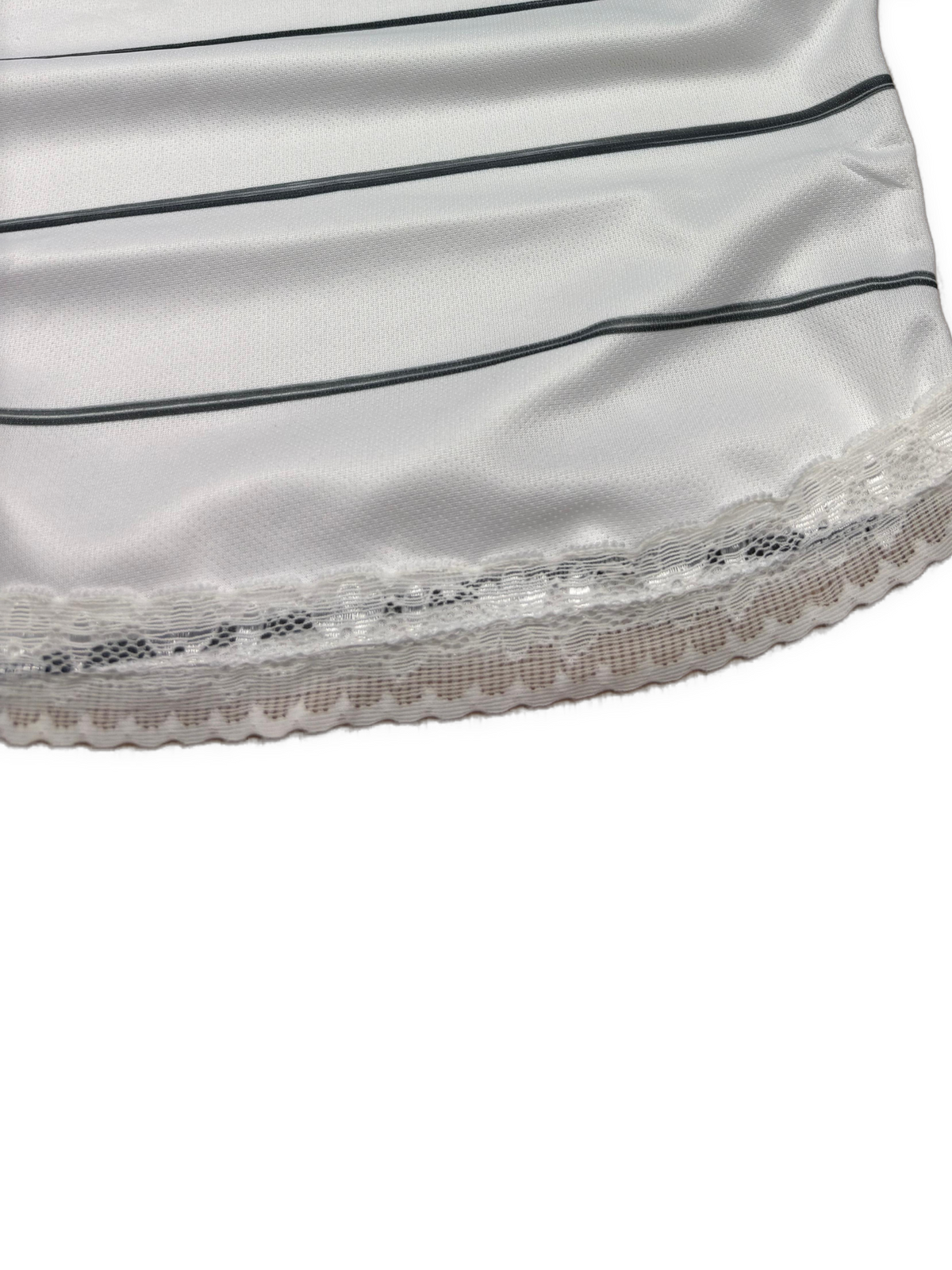 white Adidas Germany 2020 home jersey set reworked by Cosima Chalk