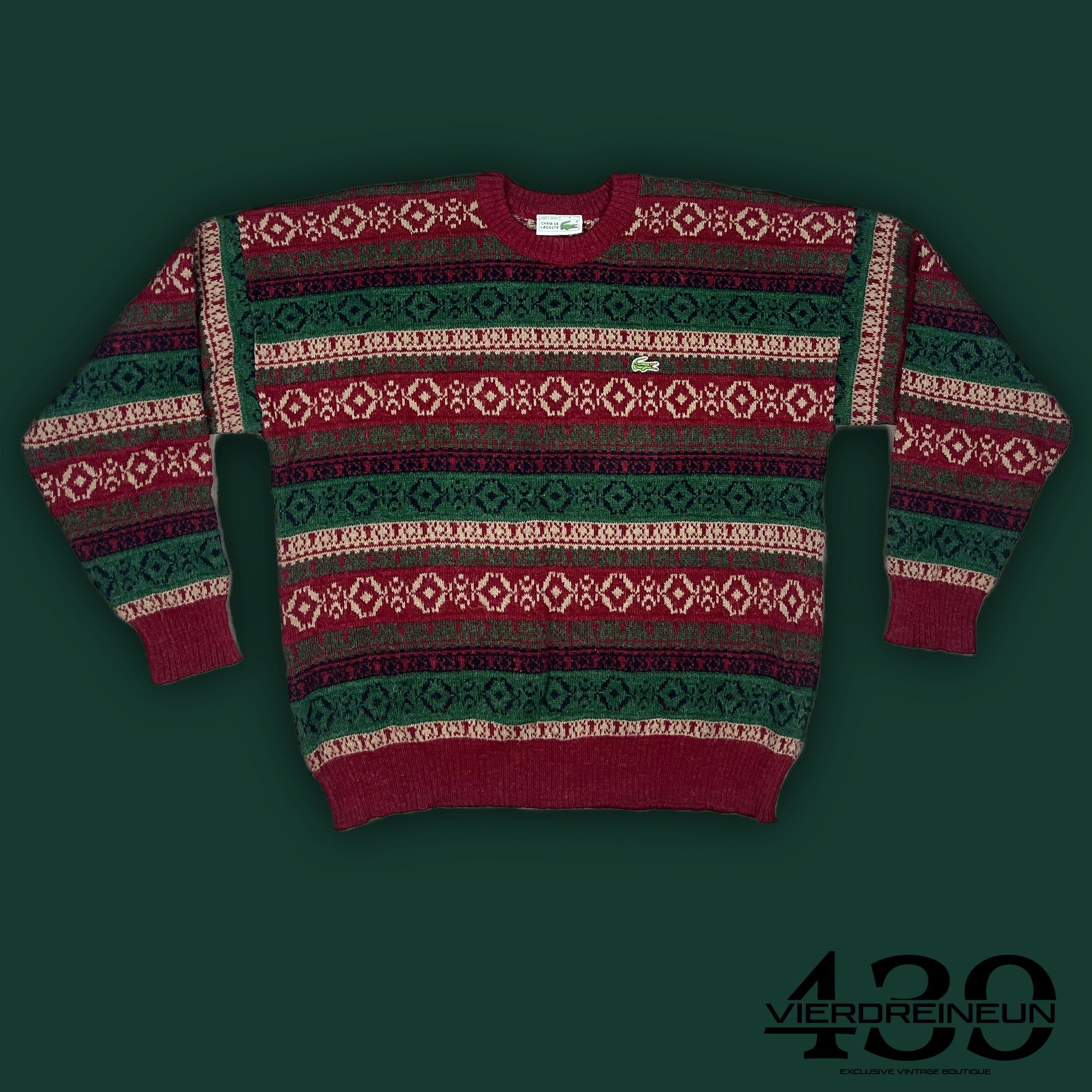 vintage Lacoste knittedsweater {L}