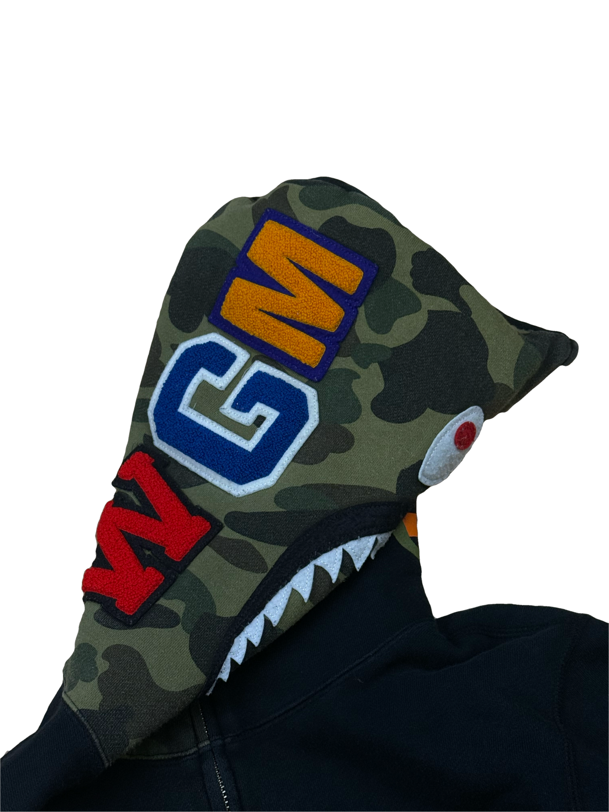 vintage BAPE a bathing ape sweatjacket {M}