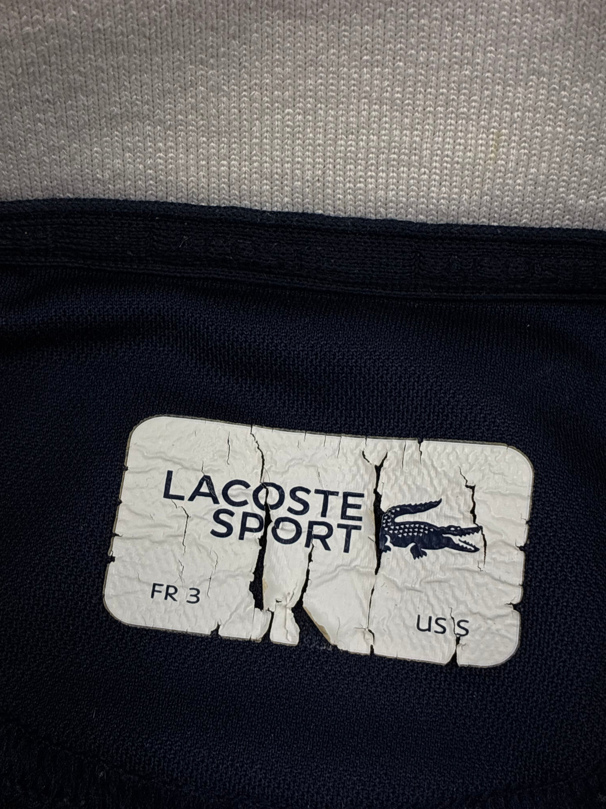 navyblue Lacoste polo {S}