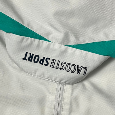 white Lacoste tracksuit {M}