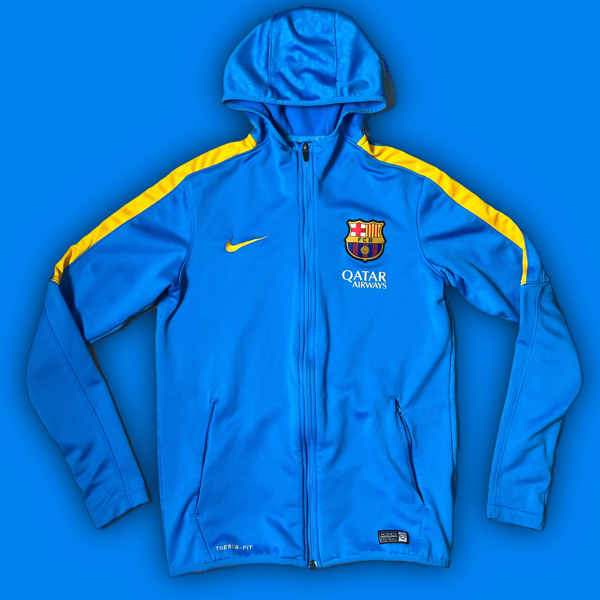 vintage babyblue Nike Fc Barcelona trackjacket {M}