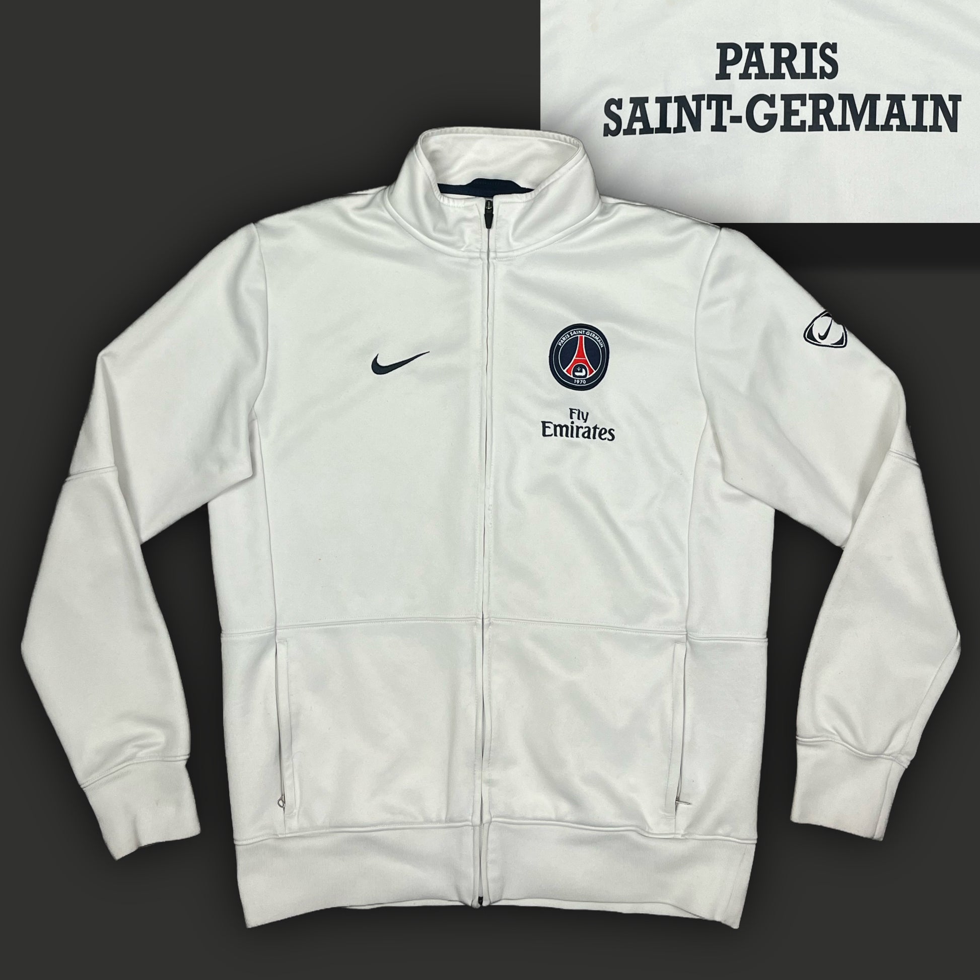 vintage Nike PSG Paris Saint Germain trackjacket {L}