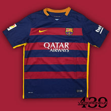 Carica l&#39;immagine nel visualizzatore di Gallery, vintage Nike Fc Barcelona 2015-2016 home jersey {S}
