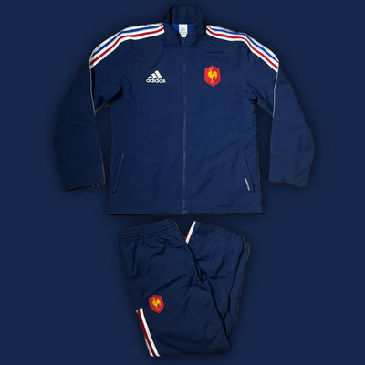 vintage Adidas France Rugby tracksuit {L}