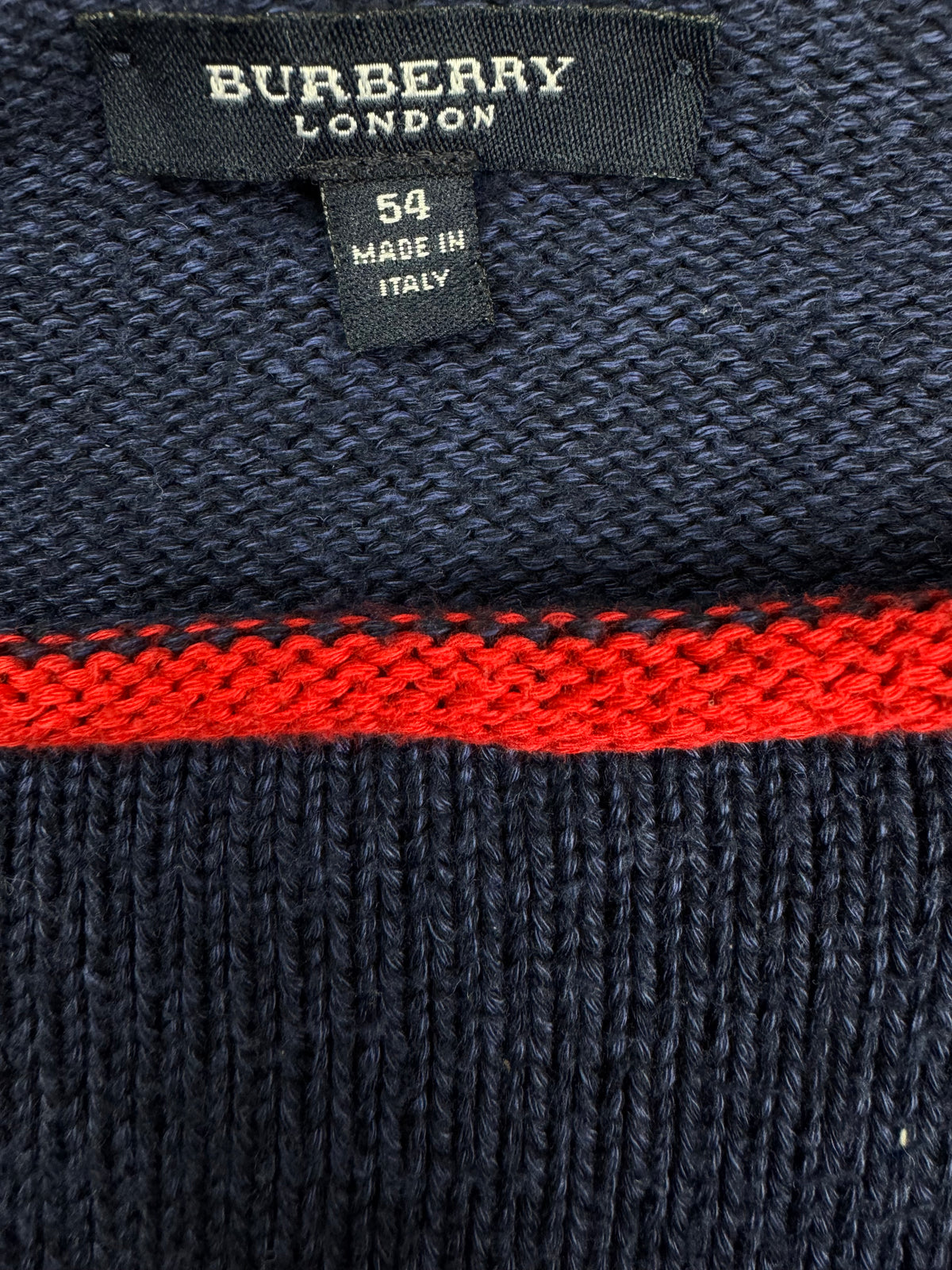 vintage Burberry knittedsweater {XL}