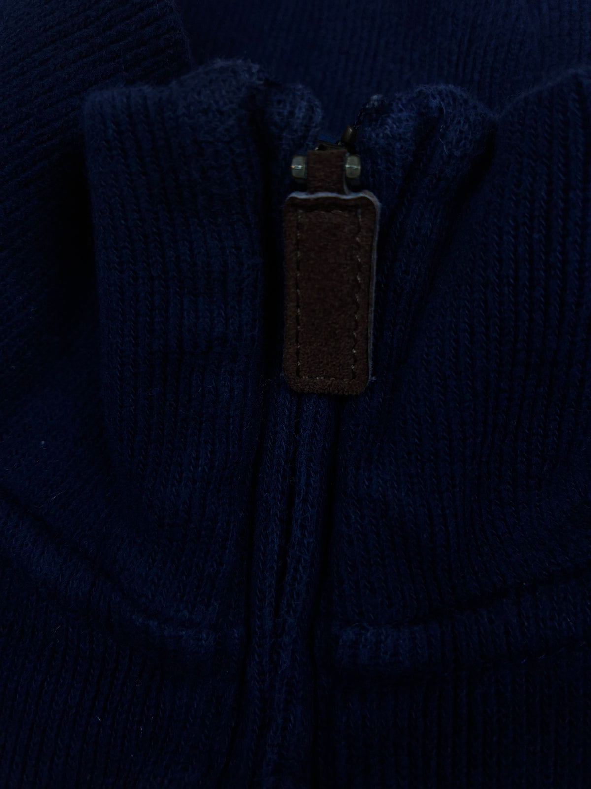 vintage navyblue Polo Ralph Lauren quarterzip {L}