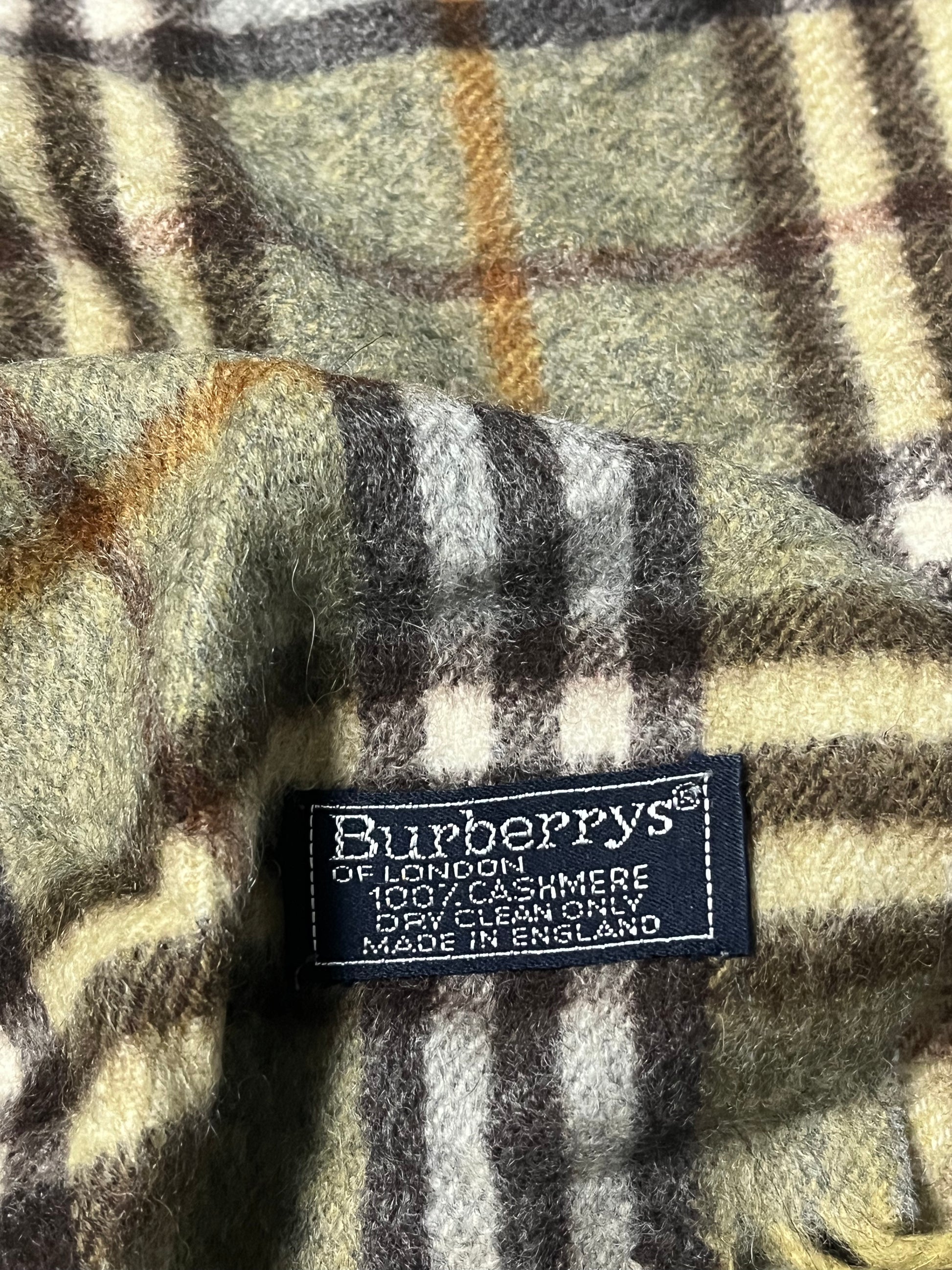 vintage Burberry scarf