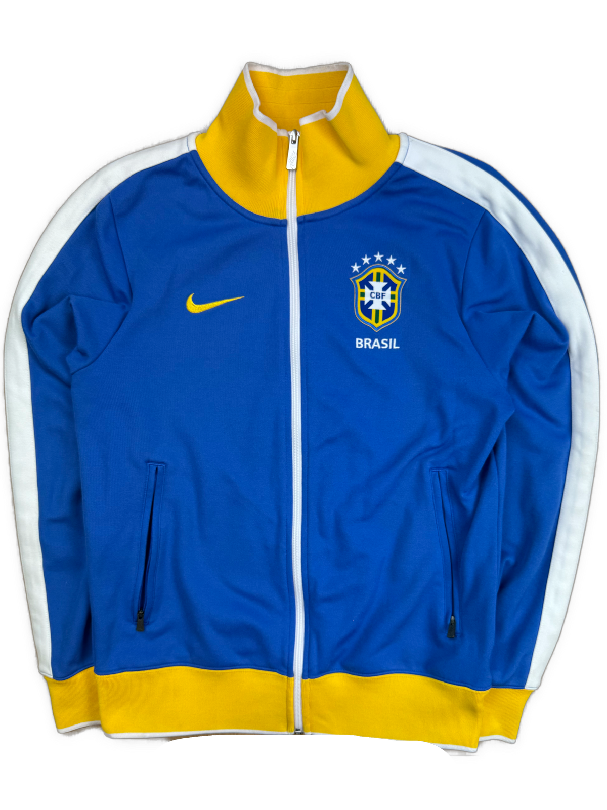 vintage Nike Brasil trackjacket {S}