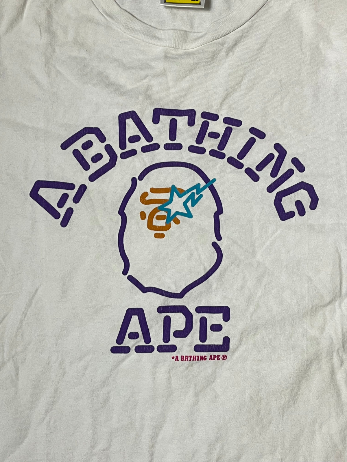 vintage BAPE a bathing ape t-shirt {XL}
