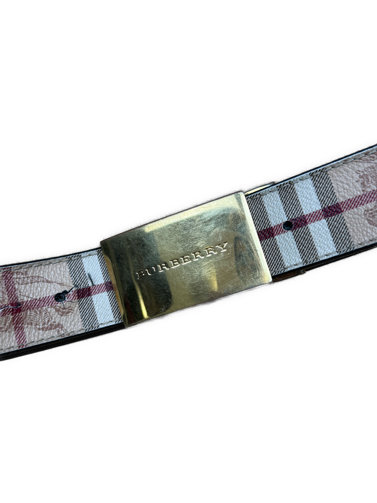 vintage Burberry belt
