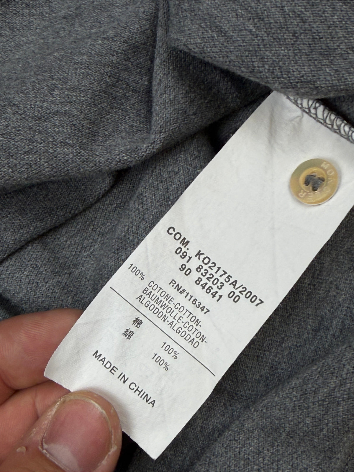 vintage Moncler polo long {XL}