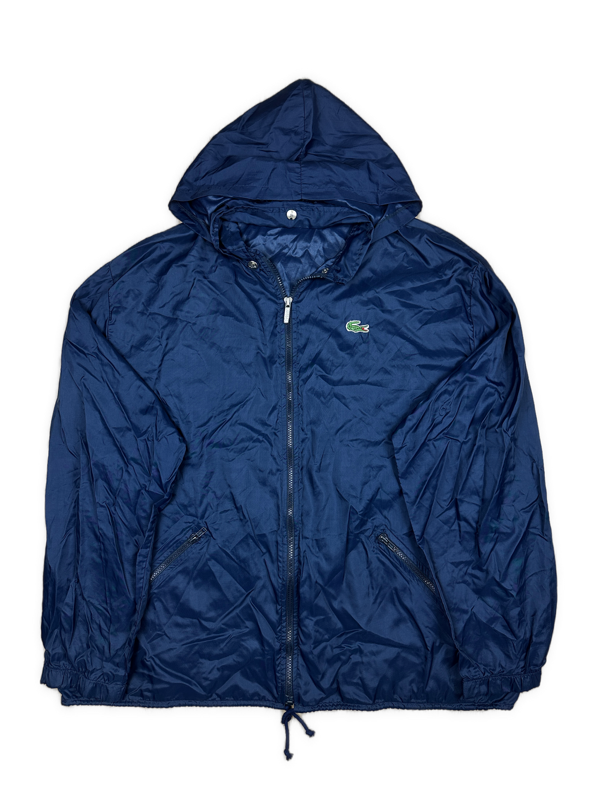 navyblue vintage Lacoste windbreaker {XL}