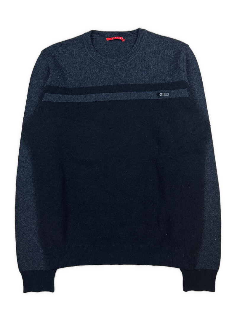 vintage Prada knittedsweater {L}