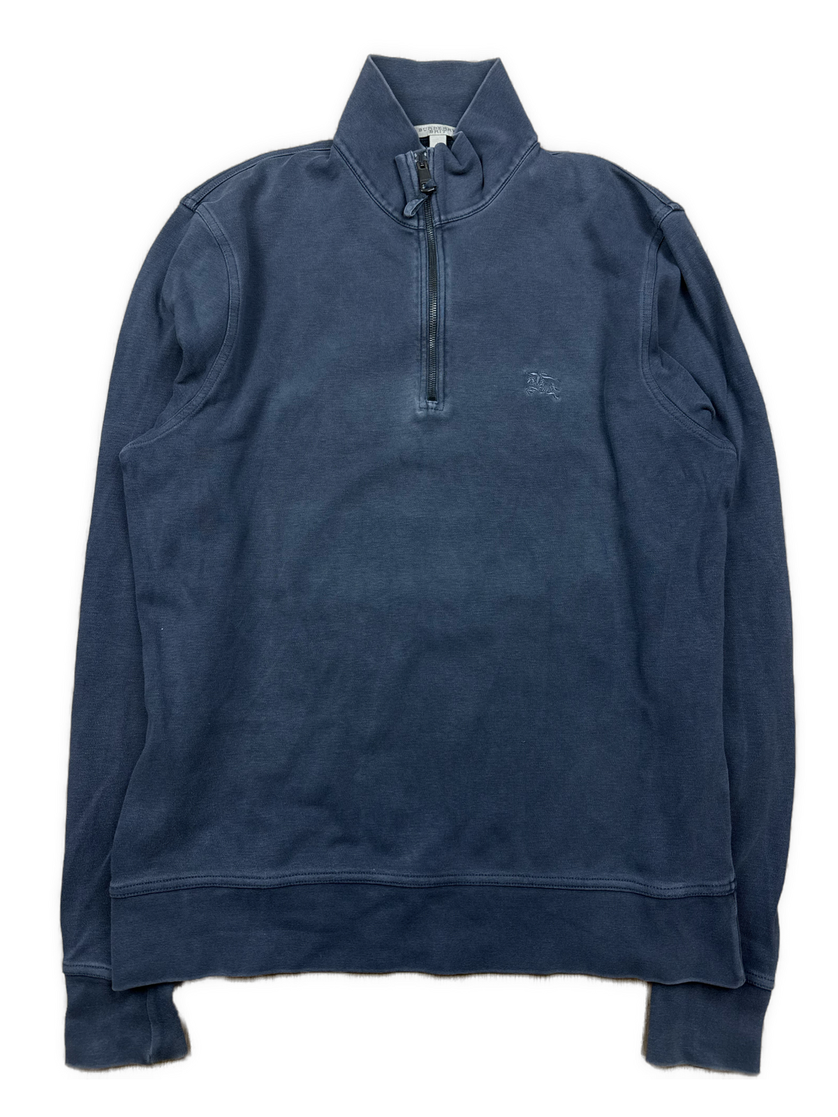 vintage Burberry quarterzip {L}