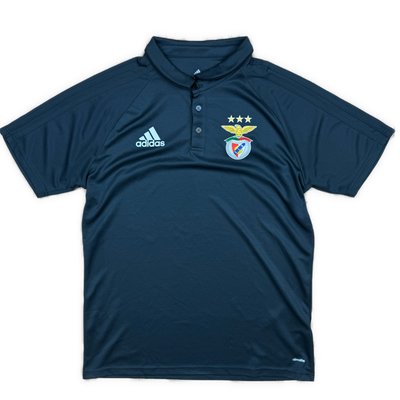 grey Adidas Benfica polo {M}