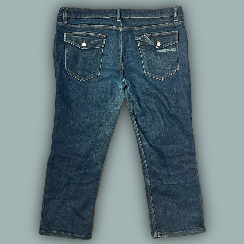 vintage Prada 3/4 jeans {S}