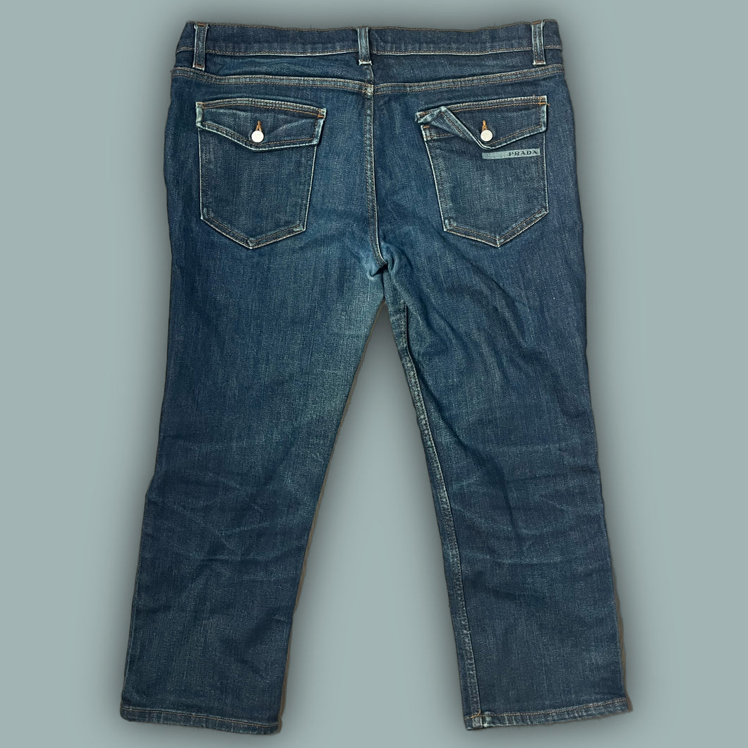 vintage Prada 3/4 jeans {S}