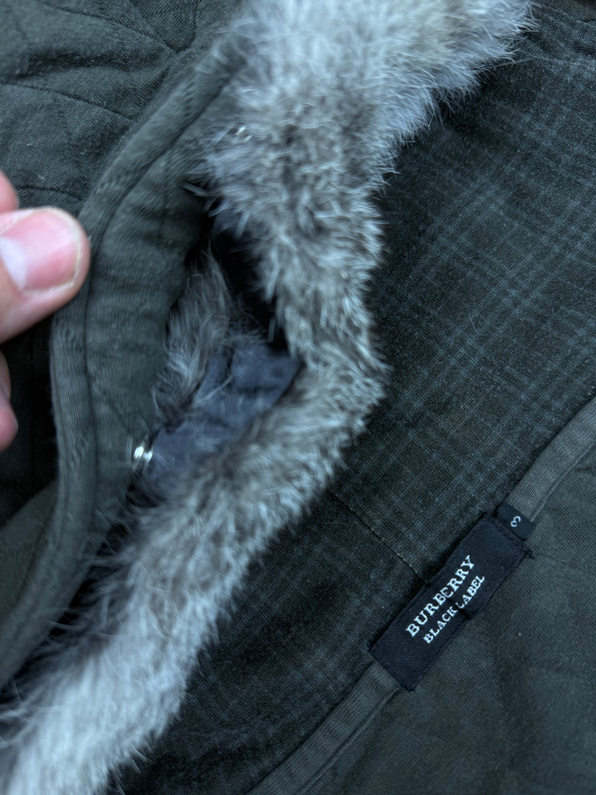 vintage Burberry Black Label sweatjacket {M}