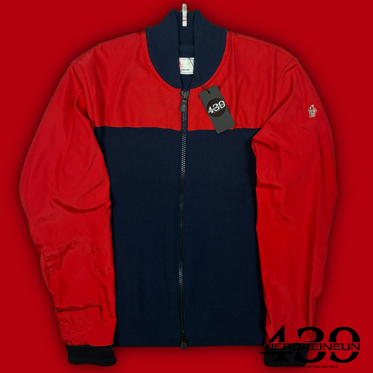 vintage Moncler sweatjacket {L}