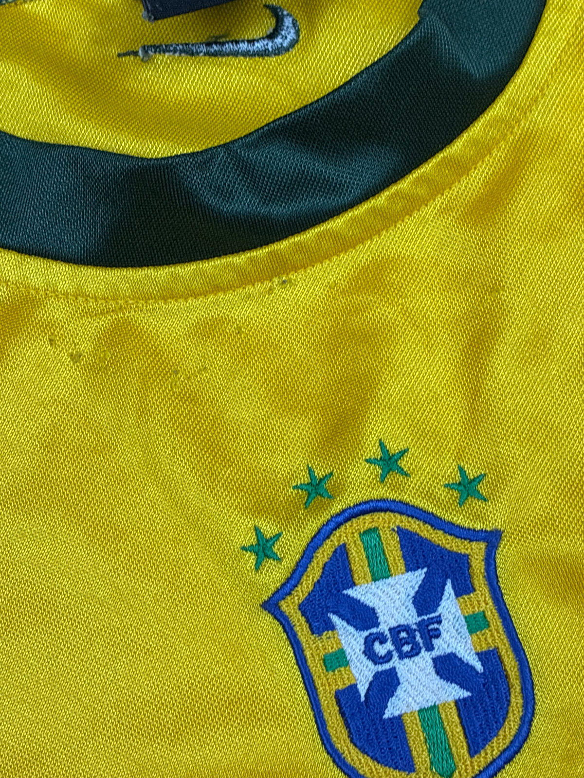 vintage Nike Brasil spellout jersey {XL}