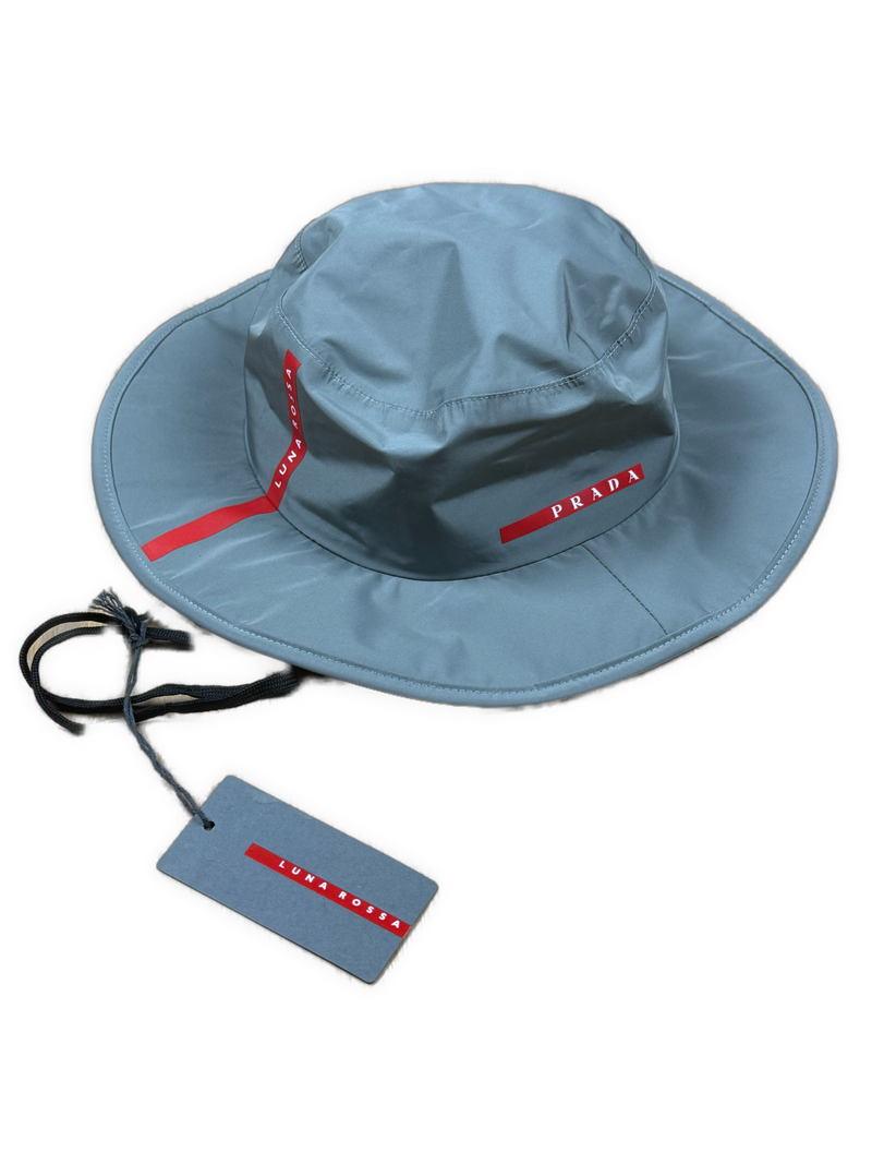 grey Prada Luna Rossa safari bucket DSWT