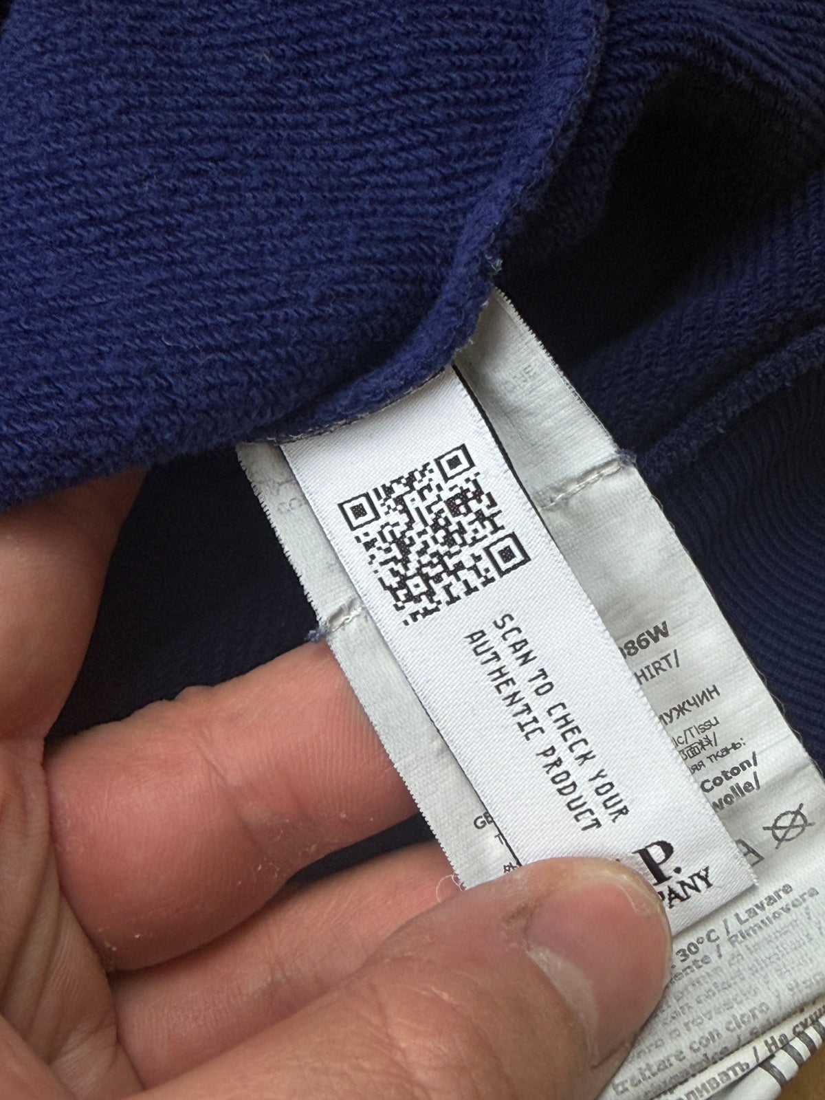 navyblue C.P. Company sweater {S}
