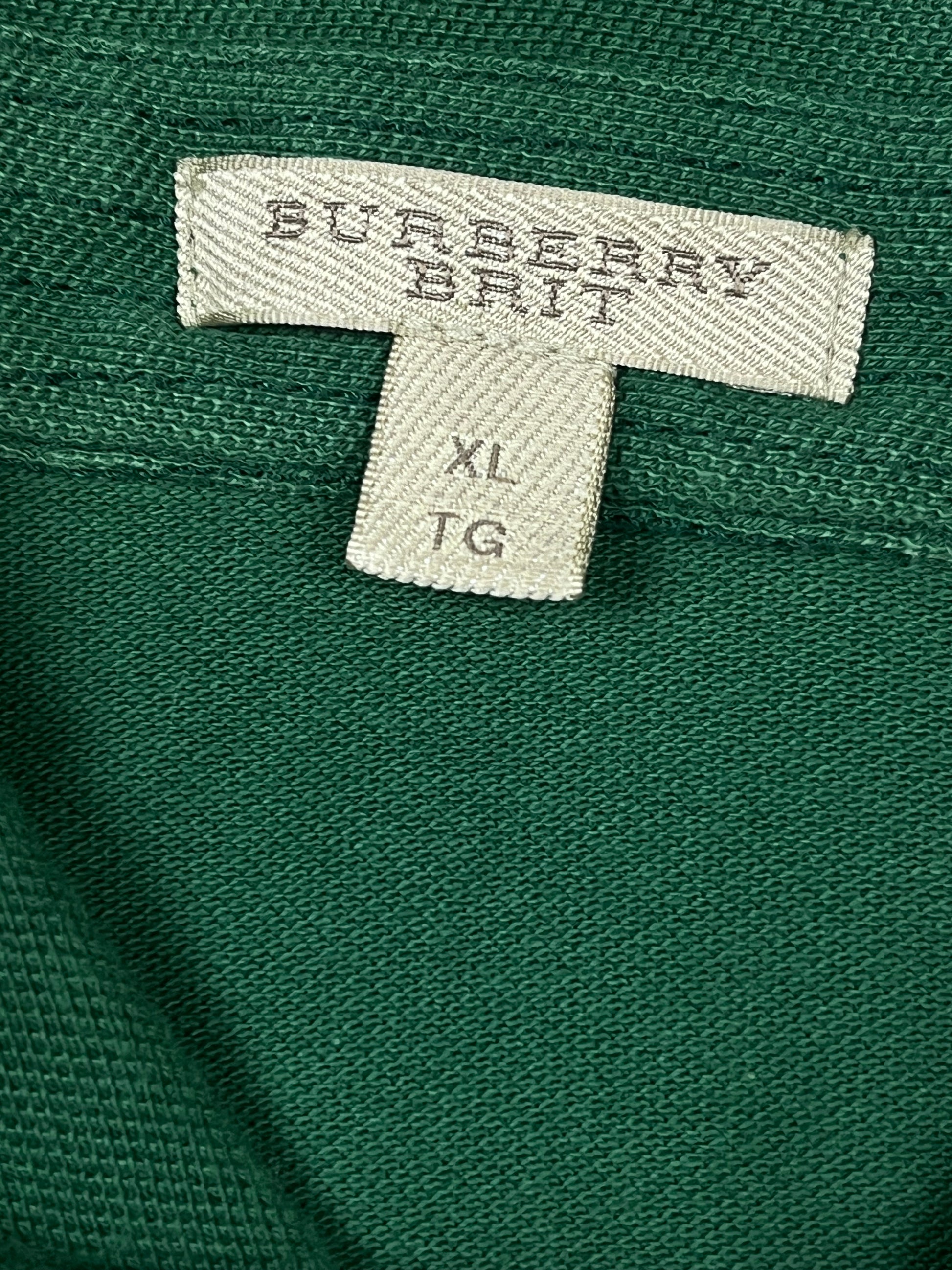 vintage Burberry polo {L}