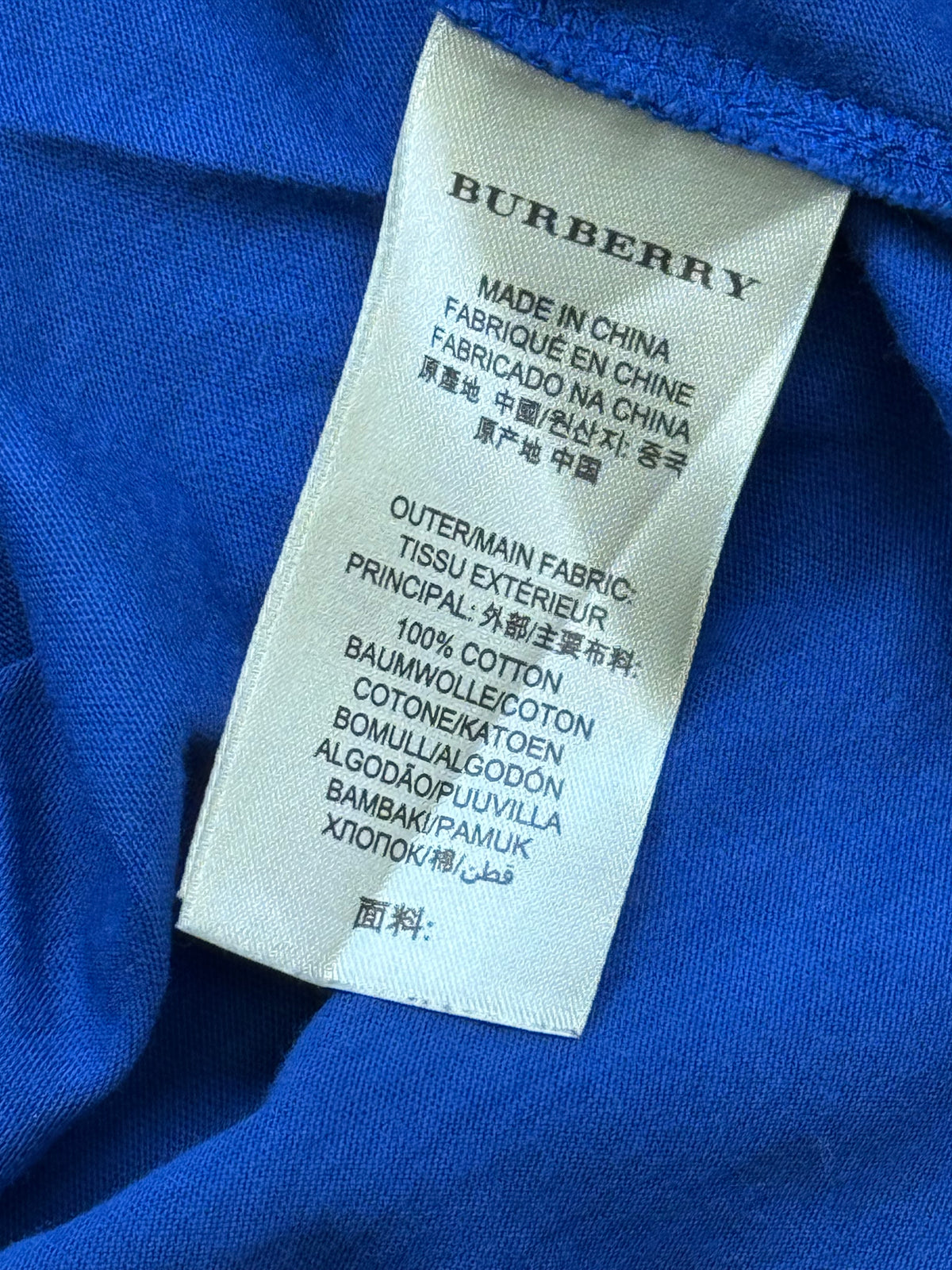 vintage Burberry t-shirt