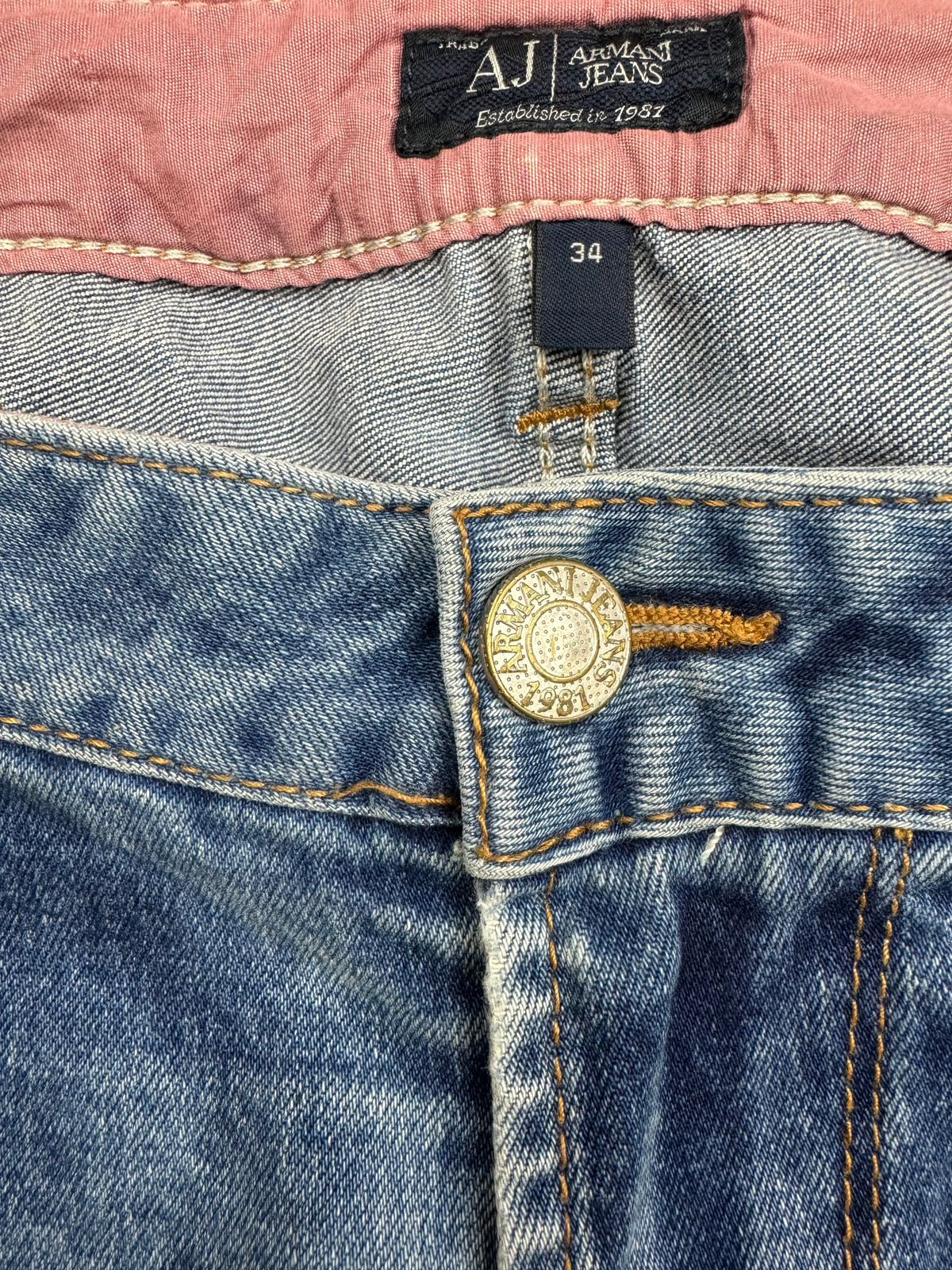 vintage Armani jeans {L}