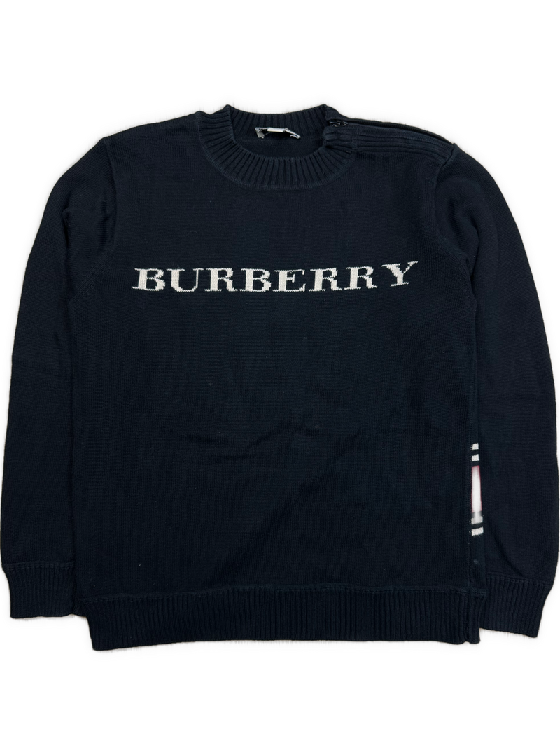 vintage Burberry knittedsweater {XS}