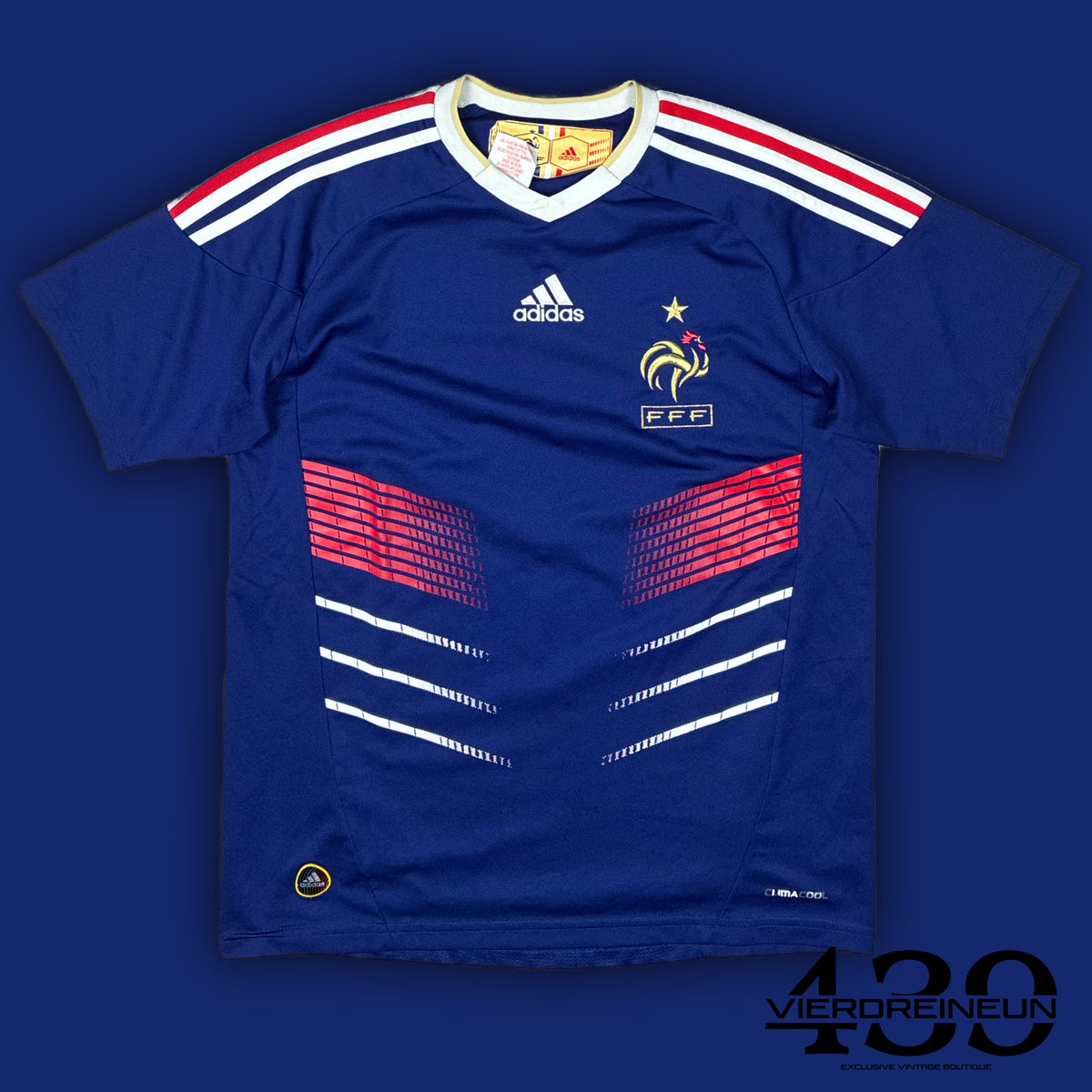 vintage Adidas France home jersey {XS}