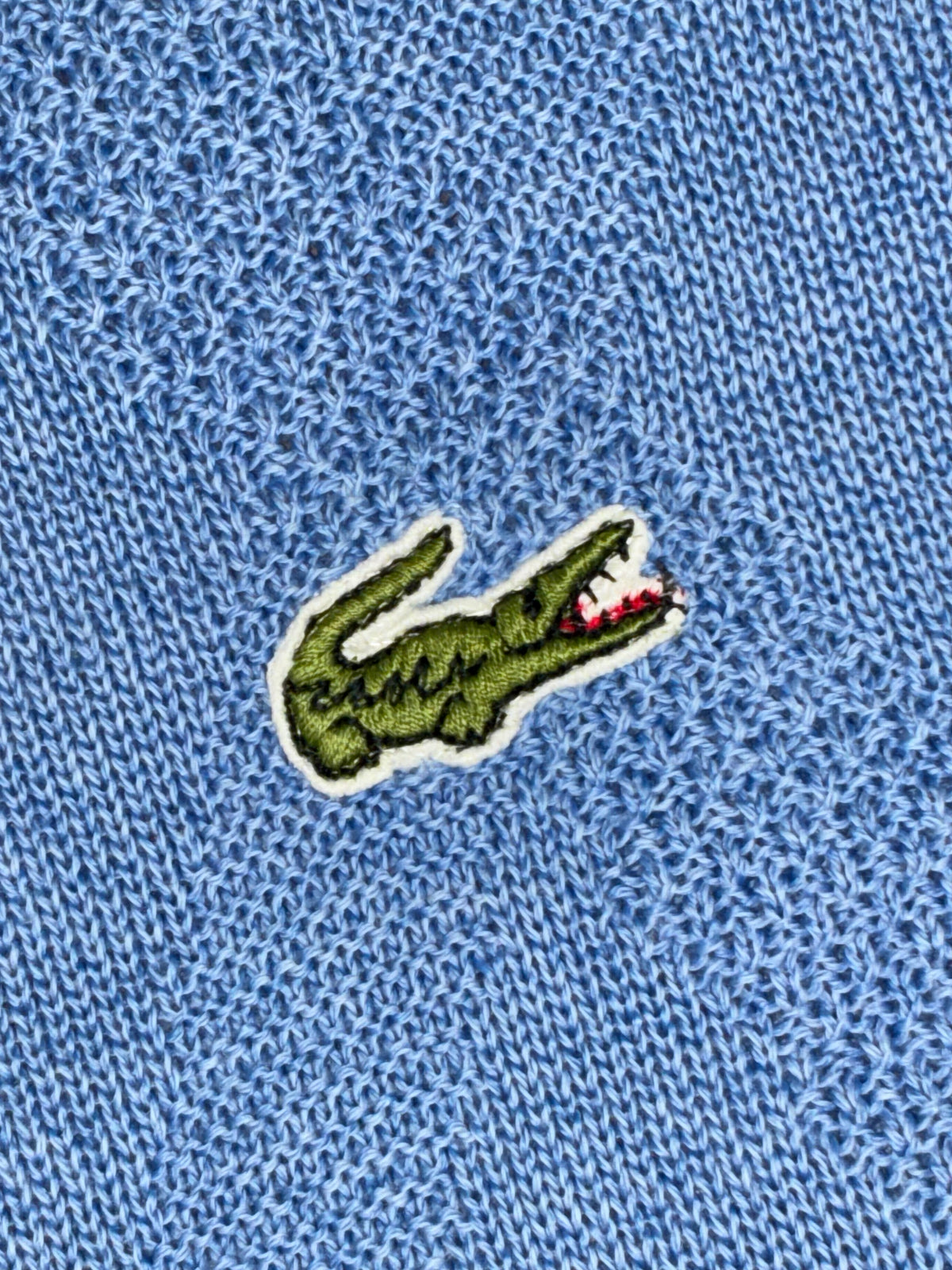 vintage babyblue Lacoste knittedsweater {L}